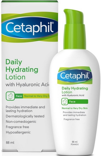 Cetaphil Daily Hydrating Lotion 88ml. เซตาฟิล เดย์ลี่ ไฮเดรติ้ง โลชั่น